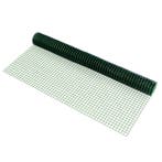 Kippengaas vierkant 19 mm geplastificeerd op rol 1x5 m groen, Verzenden, Nieuw
