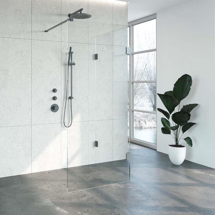 Aanbieding: Inloopdouche Compleet Just Creating Profielloos, Doe-het-zelf en Verbouw, Sanitair, Ophalen of Verzenden