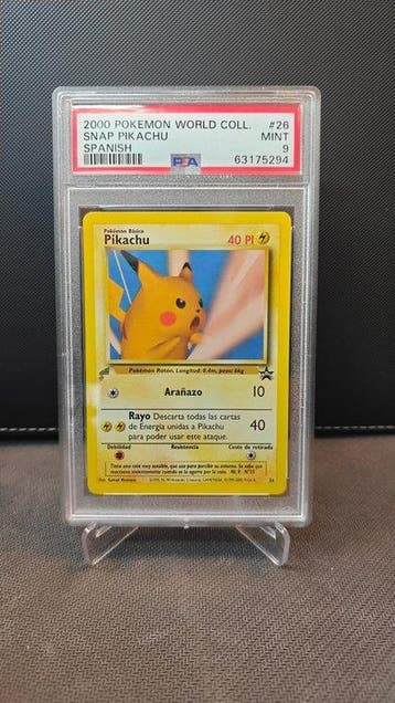 Pokémon - 1 Graded card - Pikachu, Snap 26 Promo card - PSA, Nieuw