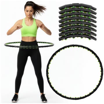 Hoelahoep - Hoepel - Fitness - Opvouwbaar - Cardiotraining, Sport en Fitness, Ophalen of Verzenden, Nieuw