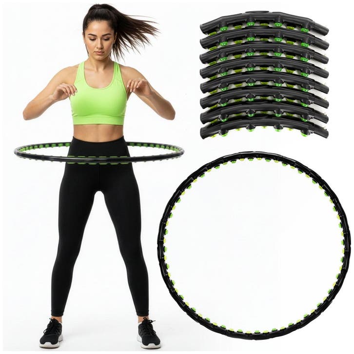 Hoelahoep - Hoepel - Fitness - Opvouwbaar - Cardiotraining, Sport en Fitness, Overige Sport en Fitness, Ophalen of Verzenden