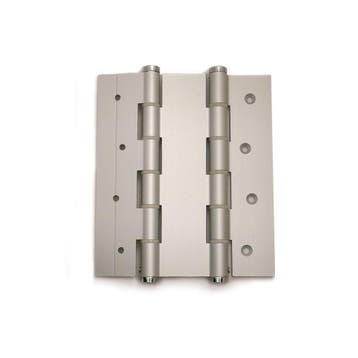 Deurveerscharnier dubbelwerkend 180/50mm - zilvergrijs, Verzenden, Nieuw