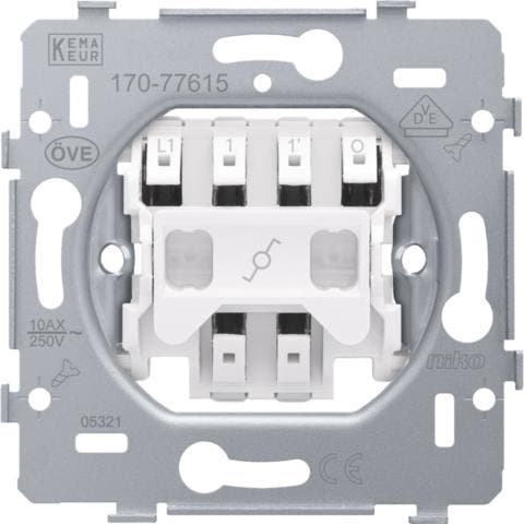 Niko Basis Element Installatie Schakelaar - 170-77615, Doe-het-zelf en Verbouw, Elektra en Kabels, Overige typen, Nieuw, Verzenden