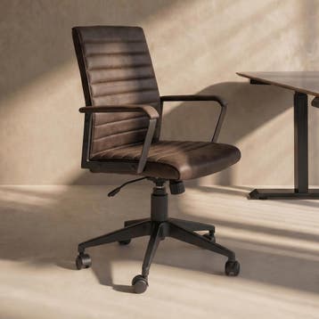 *WOONWINKEL* Kare Design Labora Vintage Bureaustoel Bruin, Verzenden, Nieuw