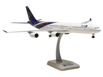 Schaal 1:200 Hogan 4944 Airbus A340-600 Thai Airways Reg...., Ophalen of Verzenden, Nieuw