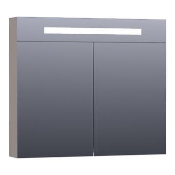 Brauer Promise Deluxe Spiegelkast - 80 cm - met Directe, Ophalen of Verzenden, Nieuw