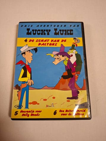 Lucky Luke  deel 4 ,5 en 6, Cd's en Dvd's, Dvd's | Kinderen en Jeugd, Verzenden, Nieuw in verpakking