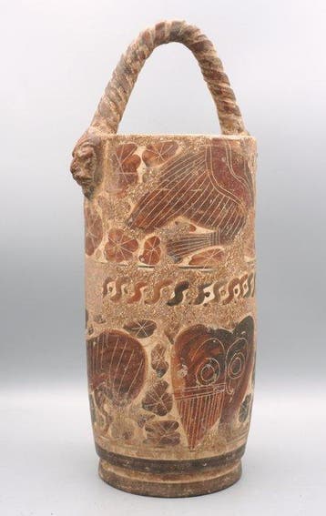 Cypriotische pithos beschilderd bij Anse Unite - Keramiek,, Antiek en Kunst