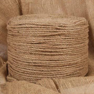 vidaXL Touw 100 m lang 4 mm dik jute, Verzenden, Nieuw