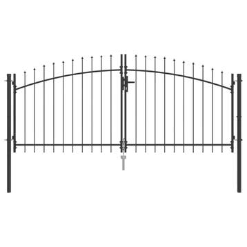 Stalen Tuinhek 150x300 | Laatste Stuk! | Retour, Tuin en Terras, Ophalen of Verzenden, Zo goed als nieuw, Sierhekwerk, Overige materialen
