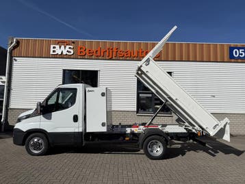 Iveco Daily 35C13 2.3 345 / JPM kipper met kist / dubbelluch, Euro 5, Stof, Gebruikt, Iveco