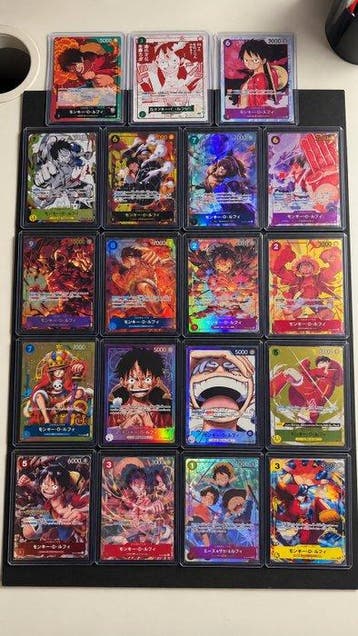 Bandai - 19 Card - One Piece - Monkey D. Luffy, Nieuw