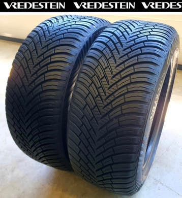 2x 195 45 R16 VREDESTEIN*4SEASON* 7.5 a 8mm €70 P.S GEMONT, Auto-onderdelen, Banden en Velgen, Ophalen, Gebruikt, 16 inch, All Season