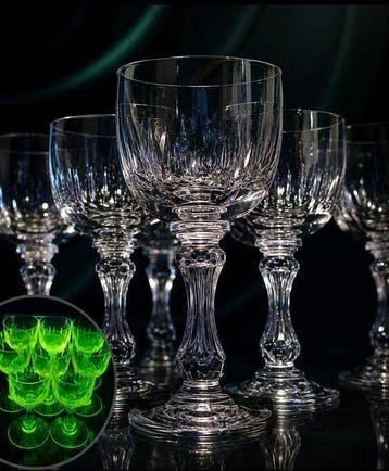 Val Saint Lambert - Drinkservies - Olivier - Kristal - 8