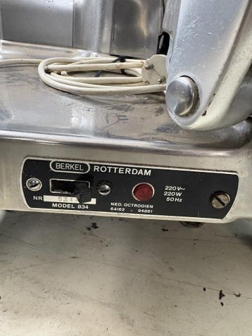 Berkel 834 Snijmachine, Ophalen of Verzenden, Gebruikt