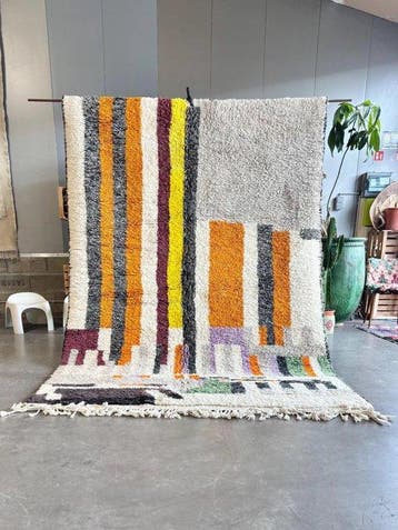 Moderne, kleurrijke Marokkaanse tapijt 200x300 cm ,, Nieuw