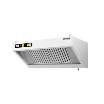 GGM Gastro | Wandafzuigkap met motor - 1200mm - met |, Witgoed en Apparatuur, Afzuigkappen, Wandschouwkap, Verzenden, Nieuw, Inbouw