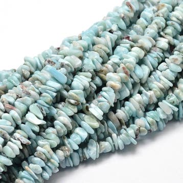 20 x Chips stone kralen morganiet 5-14 x 4-10 mm – gat 1.., Ophalen of Verzenden, Nieuw, Kraal