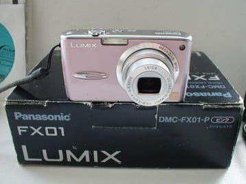 Panasonic Lumix DMC-FX01 met Leica lens Digitale compact, Nieuw