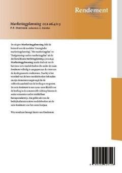 Marketingplanning / CCA 06.4 - modules 1 t/m 3 / Rendement, Boeken, Verzenden, Gelezen, P.F. Oostveen