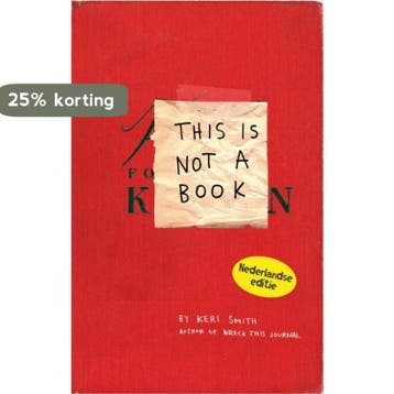 This is not a book - Nederlandse editie - Keri Smith, Boeken, Verzenden, Gelezen, Keri Smith
