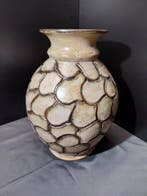 oscar demoulin - Vaas - Steengoed - Vaas en geëmailleerd, Antiek en Kunst