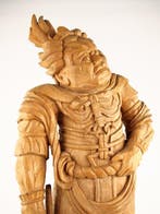 Indara Taish  – Japanese Wooden Statue of the Twelve, Antiek en Kunst