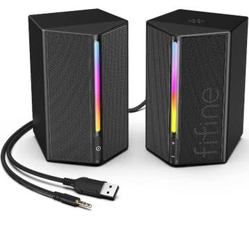 RGB Gaming Speakers 360° Surround USB Stereo met Touch Contr, Muziek en Instrumenten, Soundmodules, Verzenden, Nieuw