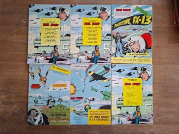 Buck Danny - 6x B - 6 Album - Eerste druk - 1960/1964, Boeken, Nieuw