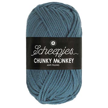 Scheepjes Chunky Monkey - 1302 air force blue - Acryl Gare, Ophalen of Verzenden, Nieuw