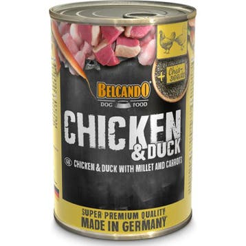 Belcando Natvoer - Kip en eend met gierst en wortelen - 6..., Verzenden, Nieuw