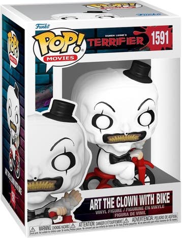 Funko Pop! - Terrifier - Art the Clown on bike #1591 | Funko, Verzamelen, Poppetjes en Figuurtjes, Verzenden, Nieuw