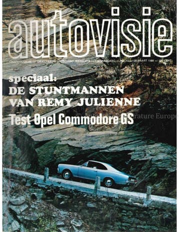 1968 AUTOVISIE MAGAZINE 13 NEDERLANDS, Nieuw, Author