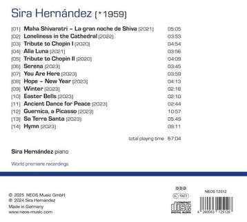 cd - sira hernandez - SIRA HERNANDEZ HYMNS TO THE HOPE (n..., Verzenden, Zo goed als nieuw