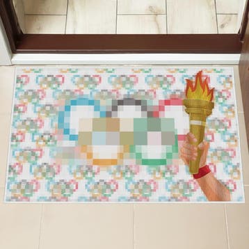 Deurmat 73x44cm antislip | retourdeal 43% korting, Tuin en Terras, Nieuw, Ophalen of Verzenden, Droogloopmat, Overige materialen