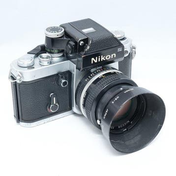 Nikon F2 Photomic + Nikkor 50mm f/1.4 Analoge camera, Nieuw