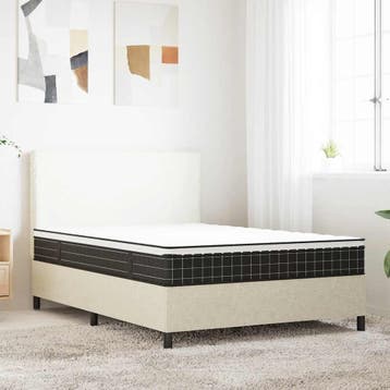 vidaXL Binnenveringmatras middelhard 140x200 cm, Verzenden, Nieuw