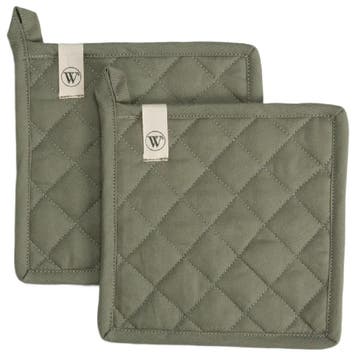 Walra Pannenlap Legergroen Set/2, Verzenden, Nieuw