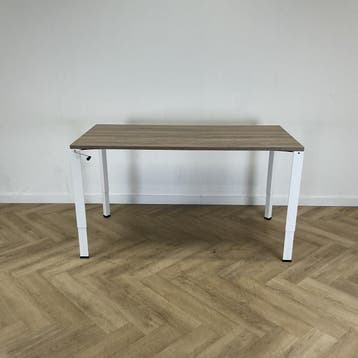Ahrend slingerbureau 160x80 cm, max hoogte 86 cm, midden, Huis en Inrichting, Bureaus, Gebruikt, Ophalen of Verzenden, Ahrend