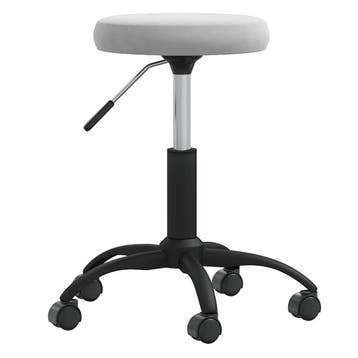 vidaXL Massagekruk fluweel lichtgrijs, Sport en Fitness, Massageproducten, Verzenden, Nieuw