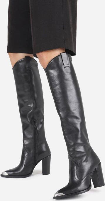 BRONX - mt 37 - New Americana - Vrouw - Laarzen - Zwart, Verzenden, Nieuw