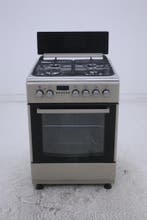 OP=OP! ZWART OF RVS kwalitatieve gasfornuis! 50+60cm NIEUW!, Grill, Nieuw, Energieklasse A of zuiniger, Gas