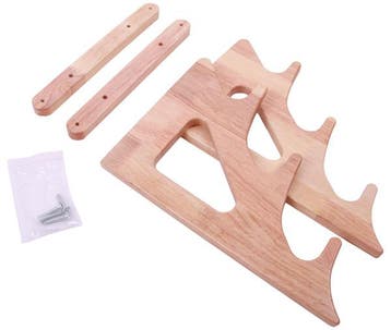 Ultimate Wooden Wall Rod Rack 3 Rods, Verzenden, Nieuw, Overige typen