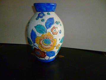 Keramis Boch - Vaas - Aardewerk - Vaas Art Déco, Décor 2516