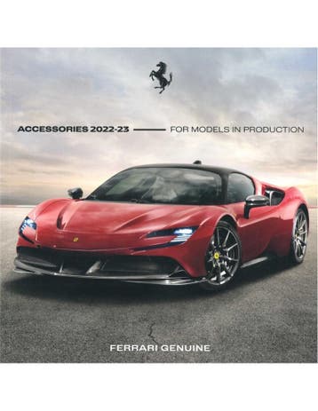 2022/23 FERRARI ACCESSORIES - FOR MODELS IN PRODUCTION, Nieuw, Ferrari, Author
