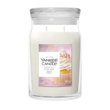 Yankee Candle Vanilla Cupcake Signature Large Jar - 567gr, Ophalen of Verzenden, Nieuw, Overige typen