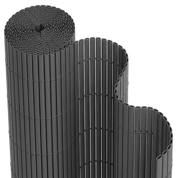 Flexibele tuinscherm Hidden balkonscherm PVC 200x300 cm grij, Verzenden, Nieuw