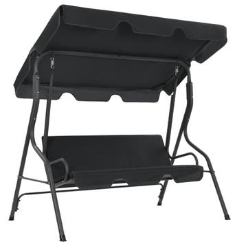 vidaXL Schommelbank 170x110x153 cm antraciet, Verzenden, Nieuw