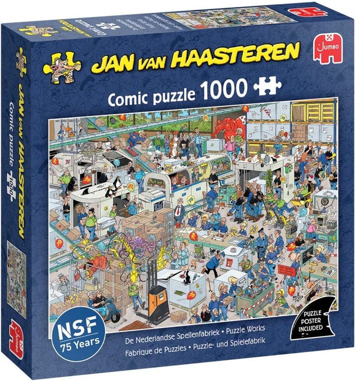 Jan van Haasteren - De Nederlandse Spellenfabriek Puzzel, Hobby en Vrije tijd, Denksport en Puzzels, Nieuw, Verzenden