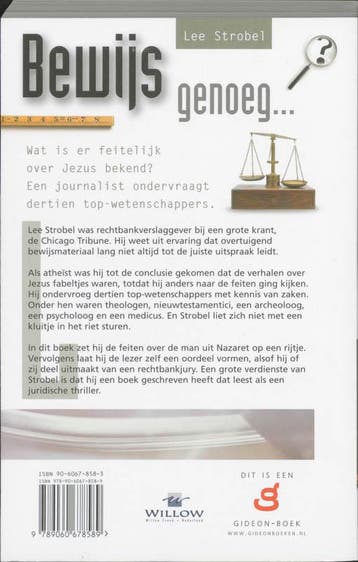 Bewijs genoeg ... 9789060678589 L. Strobel, Boeken, Verzenden, Gelezen, L. Strobel